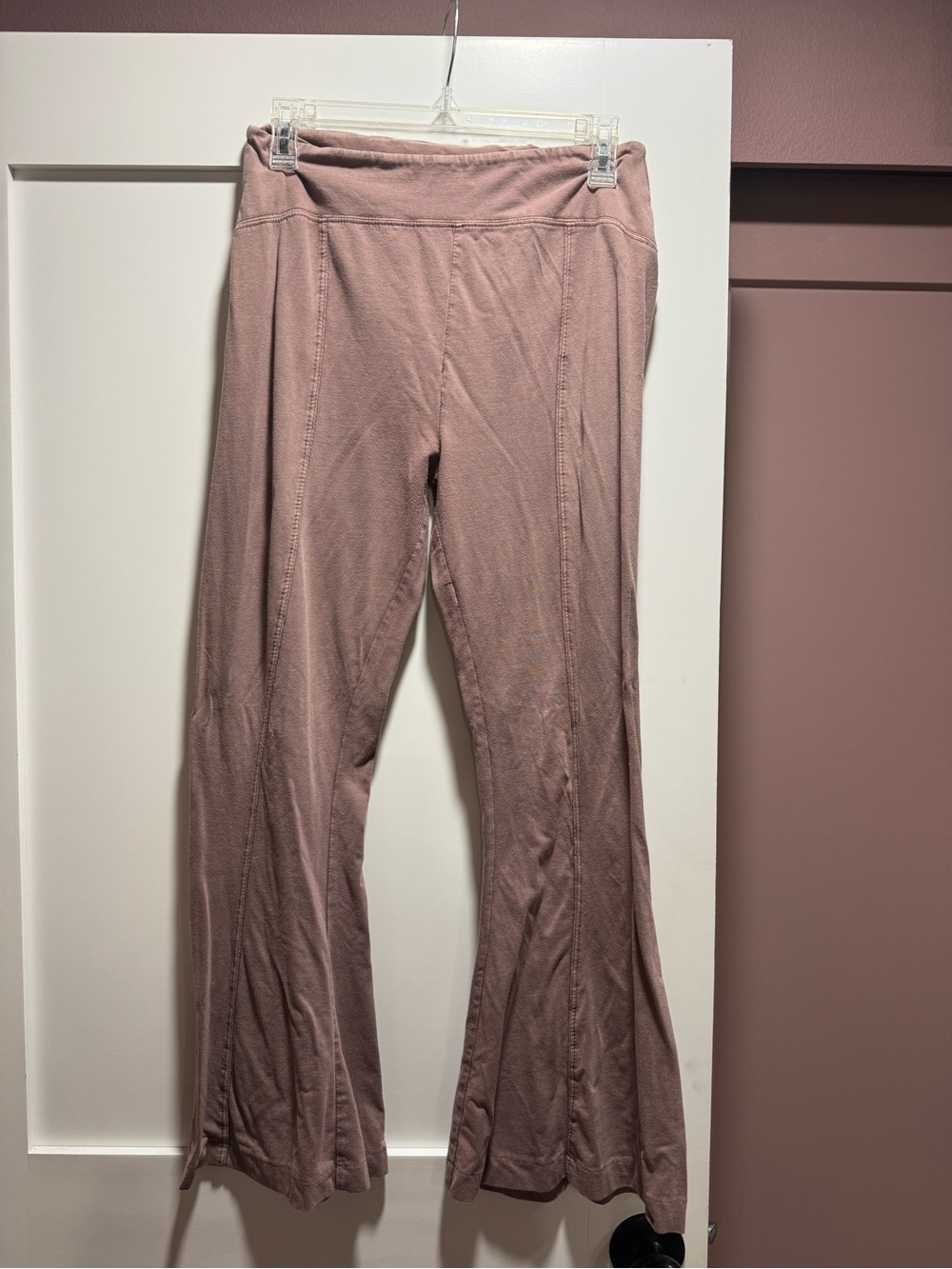 Urban Outfitters Dusty Mauve Flare Leggings